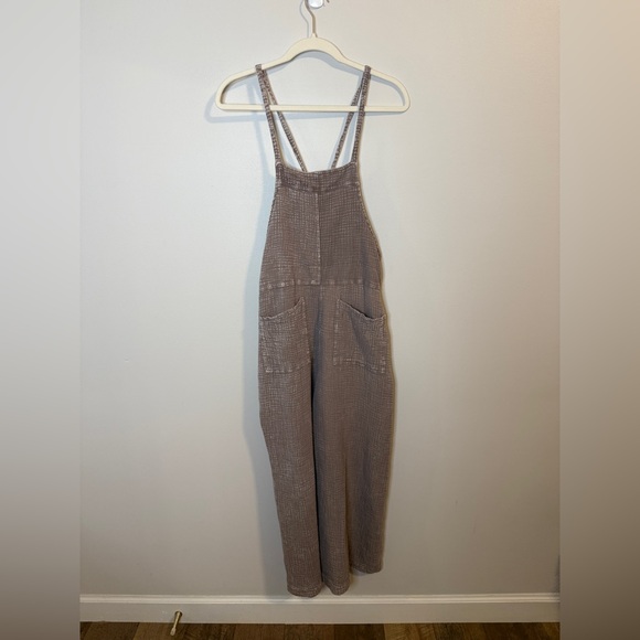 Talulah Ash Mocha Mineral Washed Cotton
Jumpsuit Sz M - Picture 2 of 10